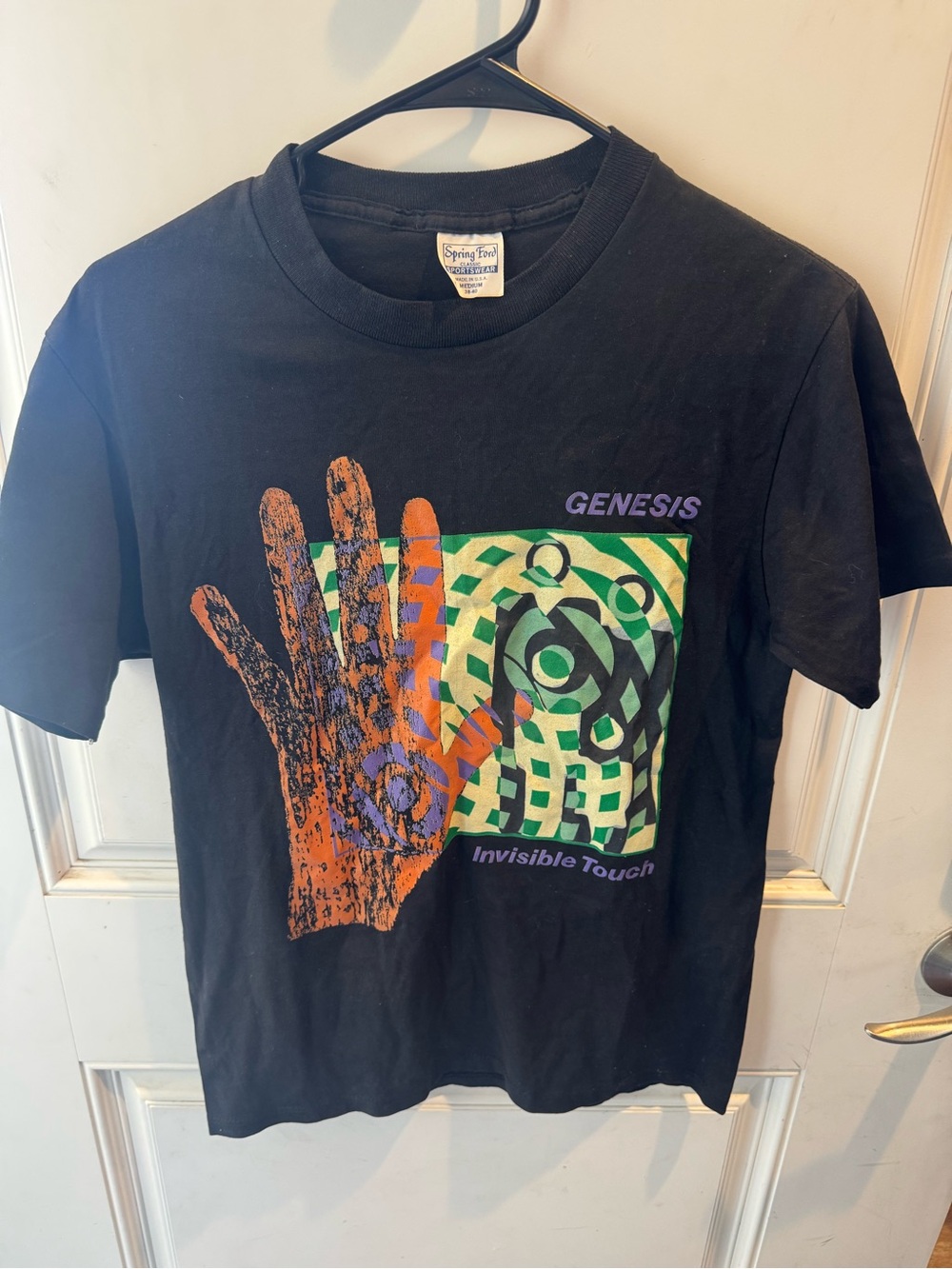 Vintage 1987 Genesis “ Invisible Touch” Michelob tour tshirt
